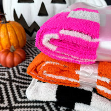 Load image into Gallery viewer, Checkered Spooky Blankets