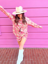 Load image into Gallery viewer, Later Babe Pink Cheetah Sequin Set