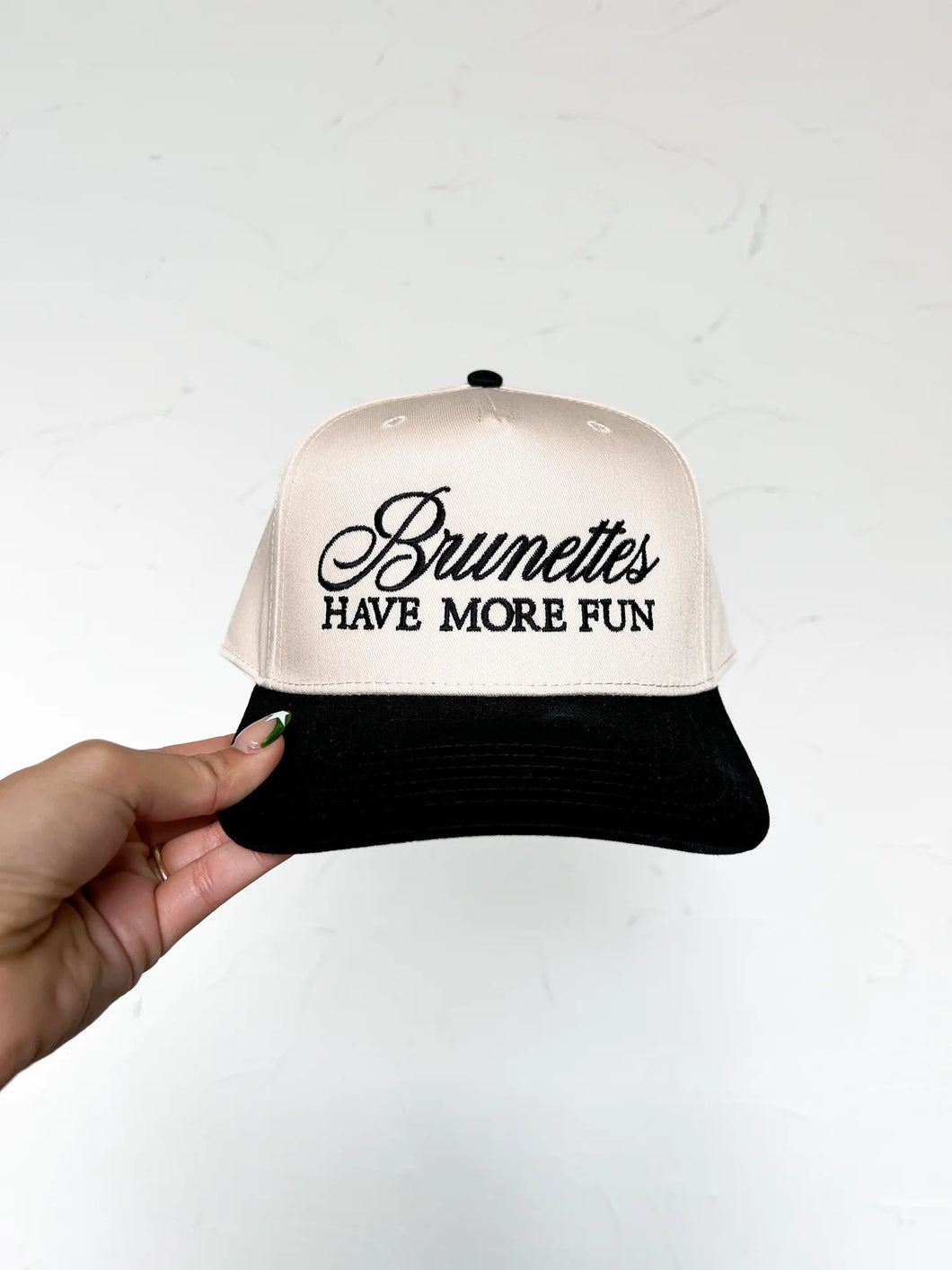 Brunettes Have More Fun Cap