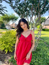 Load image into Gallery viewer, Most Gracious Eyelet Spaghetti Strap Dress
